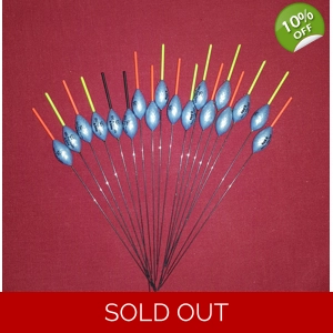 'MATCH RANGE' CLEARANCE x 18 Pole Floats (SRG022)